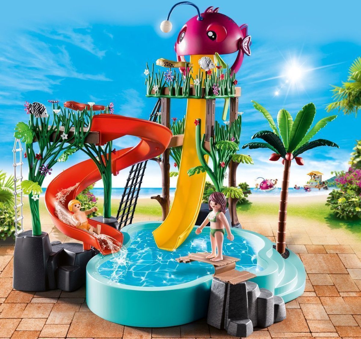 Playmobil Family Fun Waterpark met glijbanen (70609)