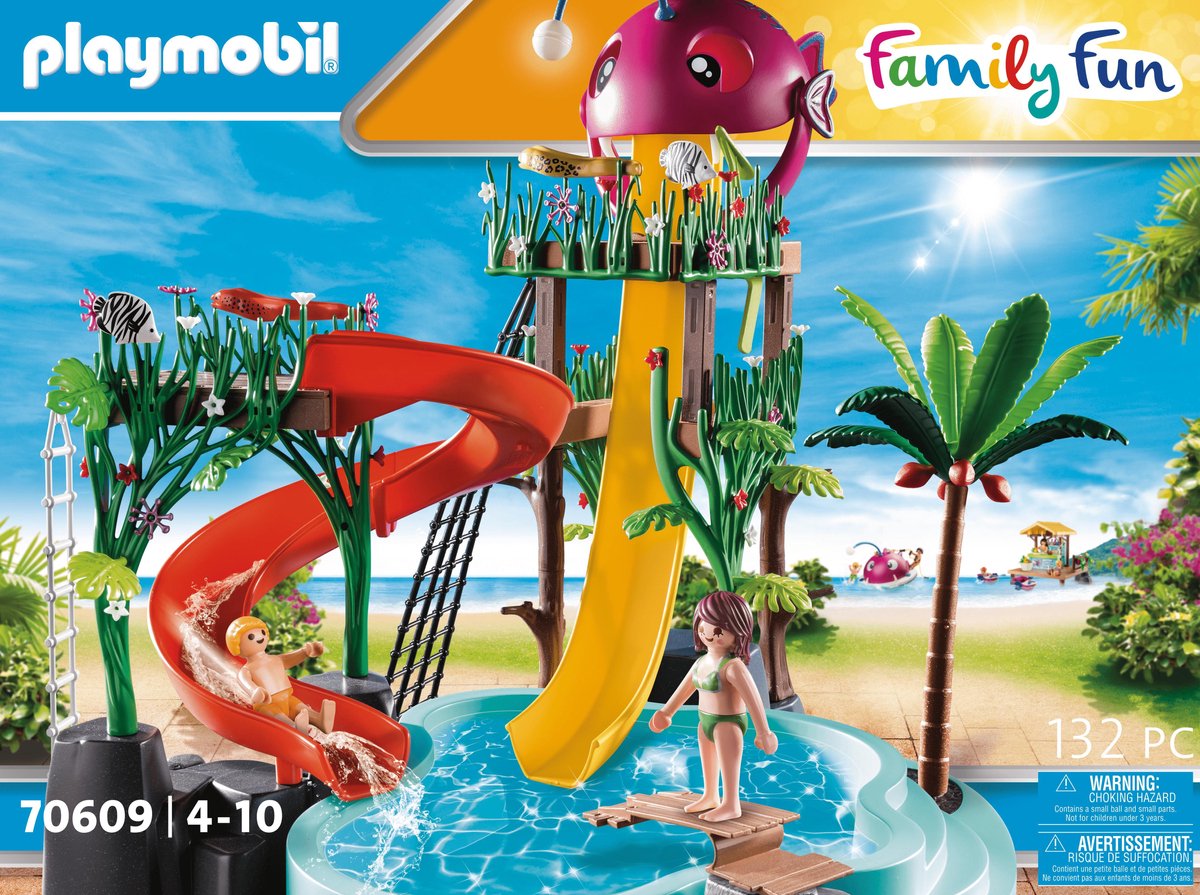 Playmobil Family Fun Waterpark met glijbanen (70609)