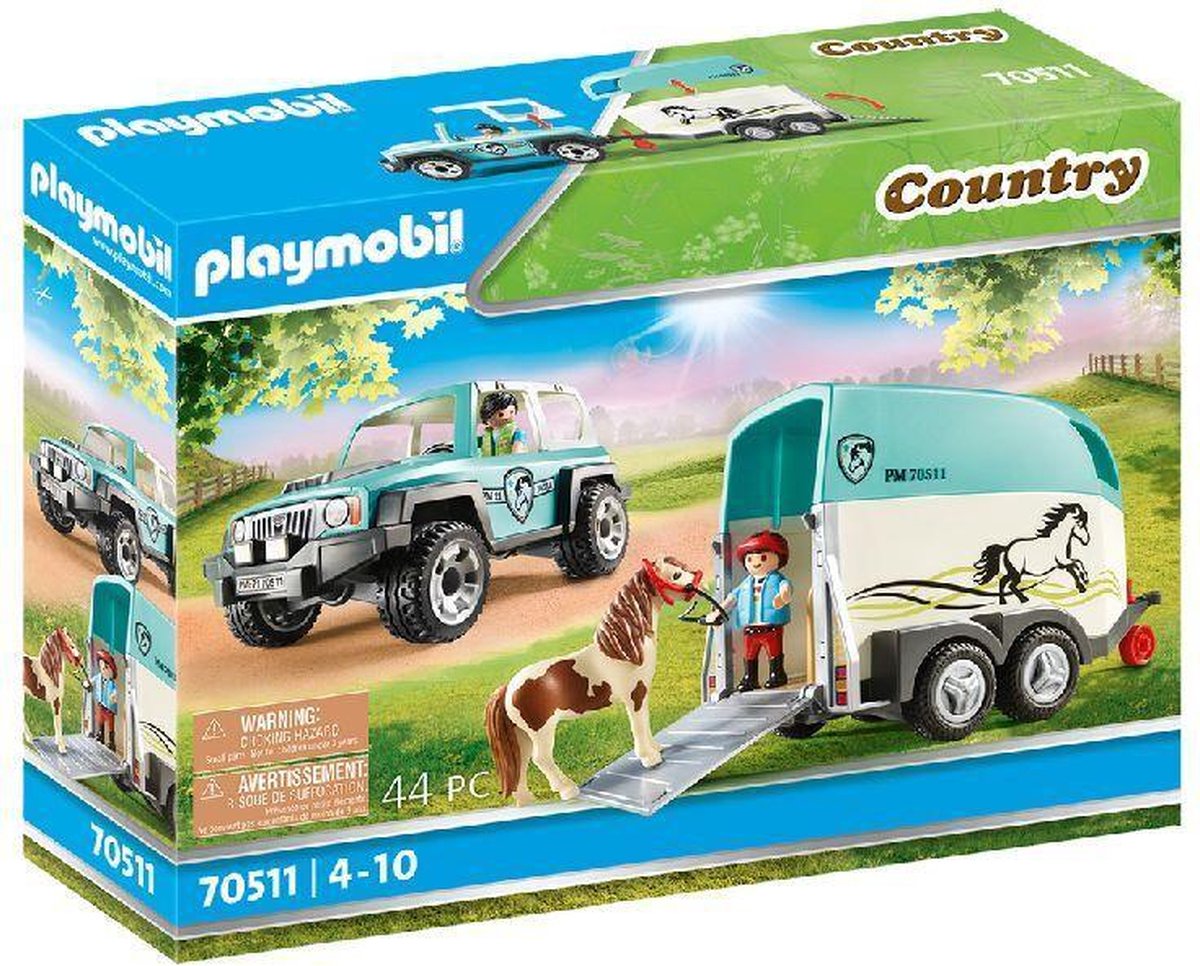 Playmobil Country Auto met aanhanger (70511)