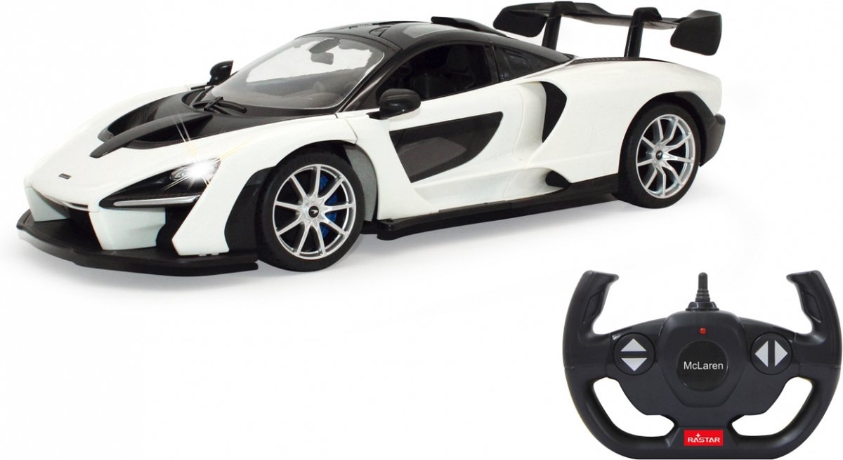 Jamara RC auto McLaren Senna 34 cm 1:14/zwart 2 delig - Wit