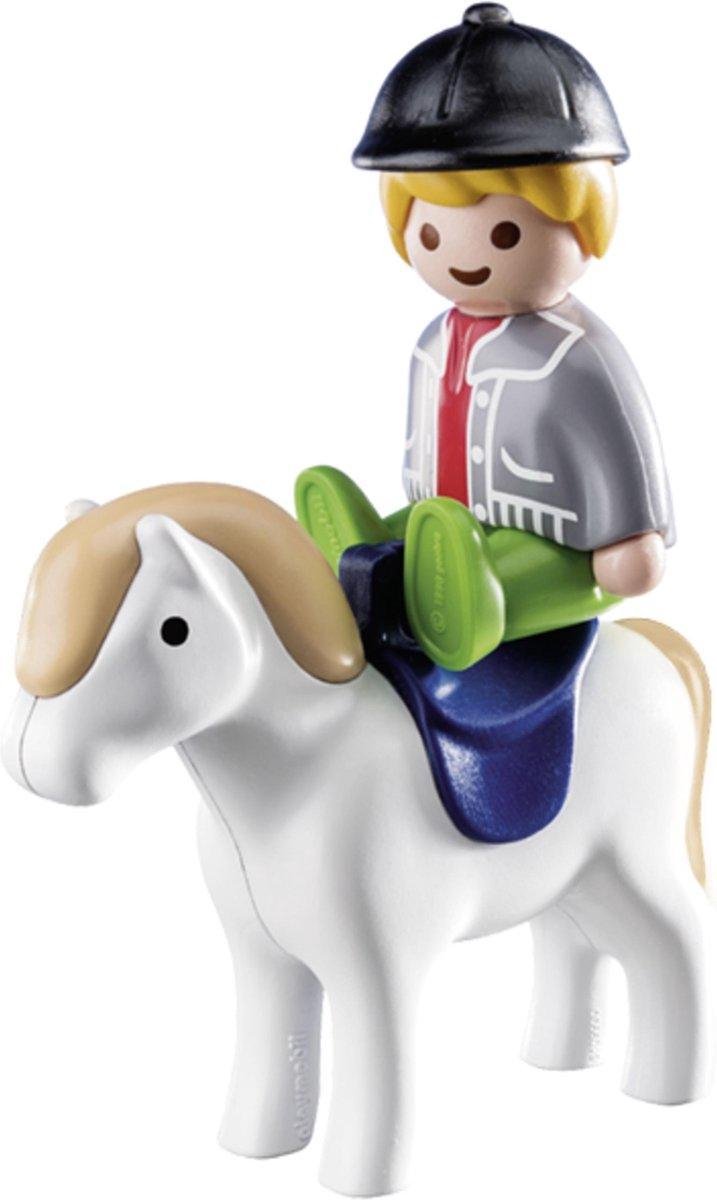 Playmobil 1,2,3 Jongen met pony (70410)