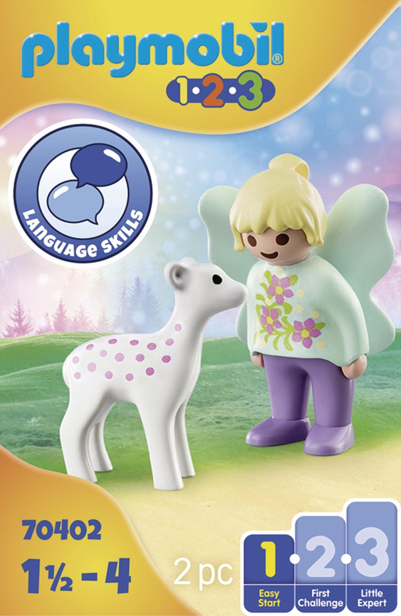 Playmobil 1,2,3 Feeënvriend met reekalfje (70402)