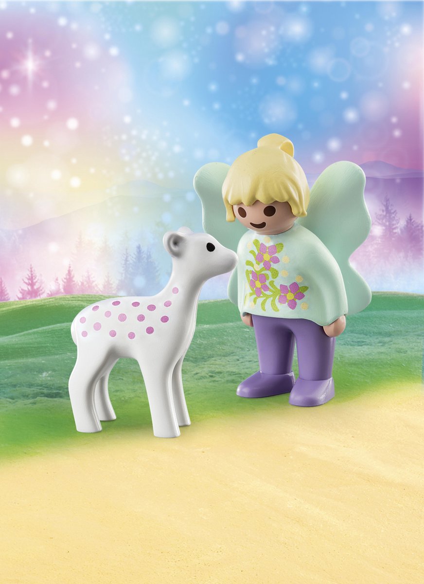 Playmobil 1,2,3 Feeënvriend met reekalfje (70402)