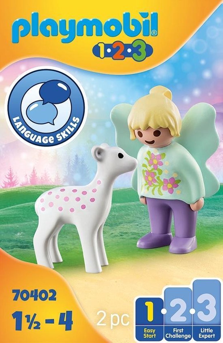 Playmobil 1,2,3 Feeënvriend met reekalfje (70402)