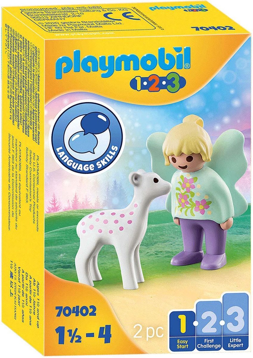 Playmobil 1,2,3 Feeënvriend met reekalfje (70402)