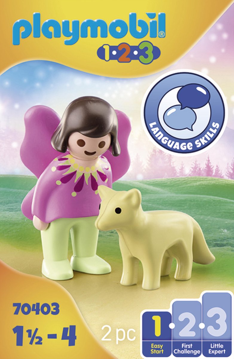 Playmobil 1,2,3 Feeënvriendin met vos (70403)
