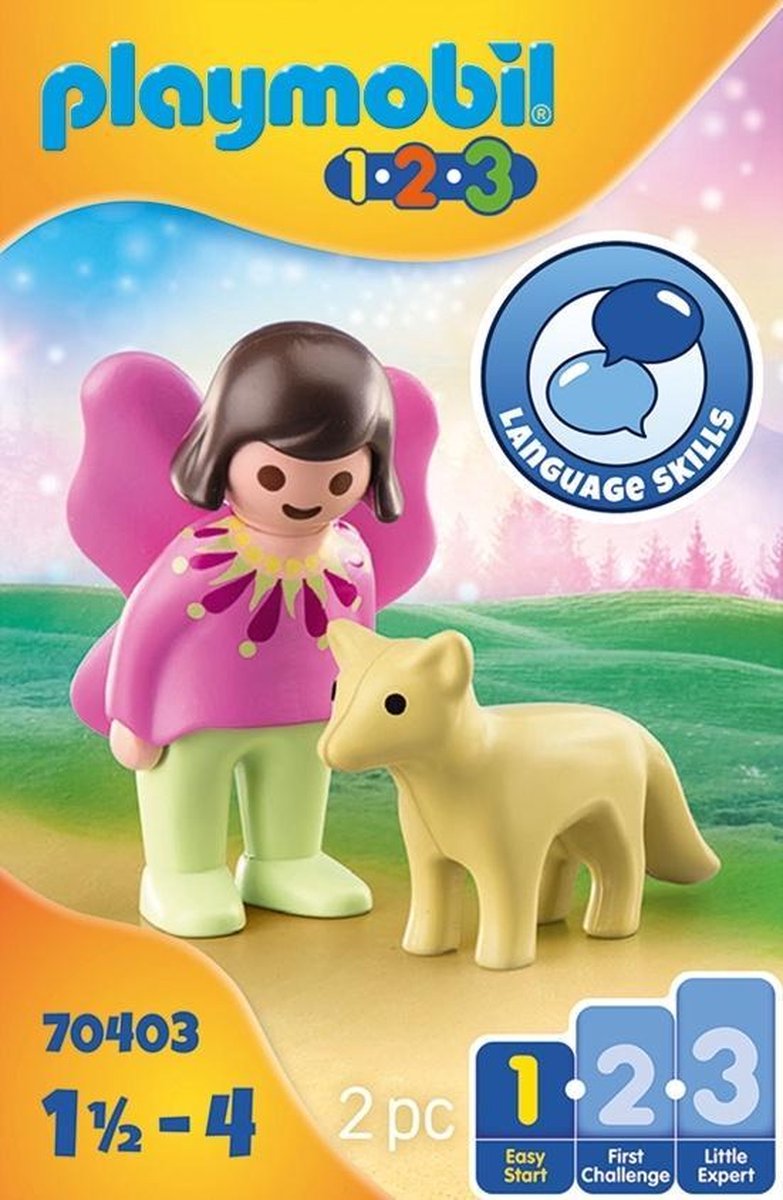 Playmobil 1,2,3 Feeënvriendin met vos (70403)