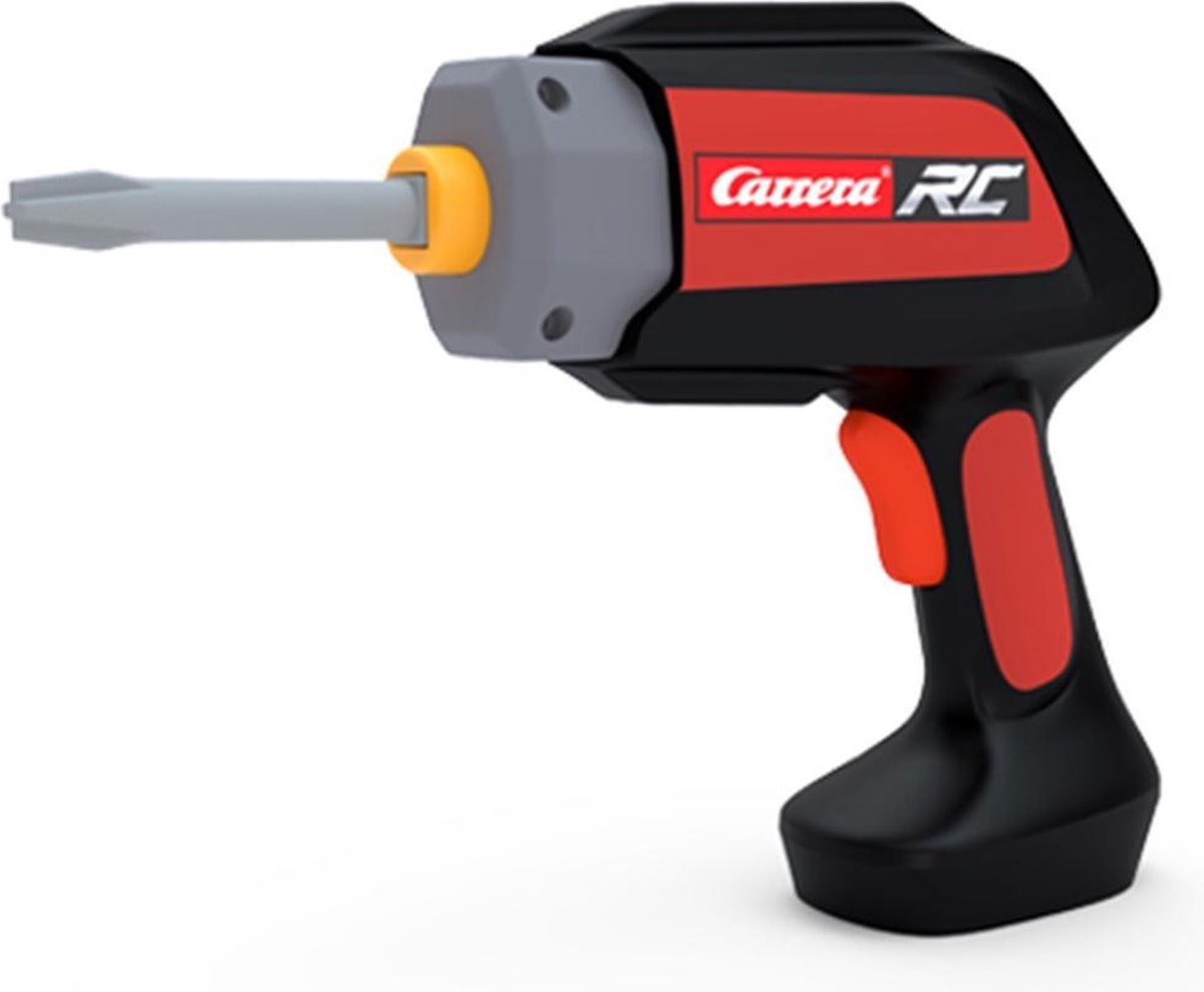 Carrera brandweerwagen RC First 25,4 cm/geel/zwart - Rood