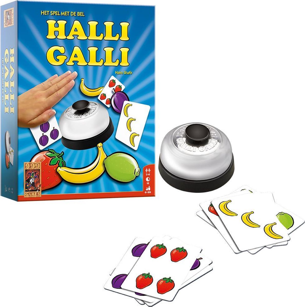 999Games kaartspel Halli Galli - Blauw