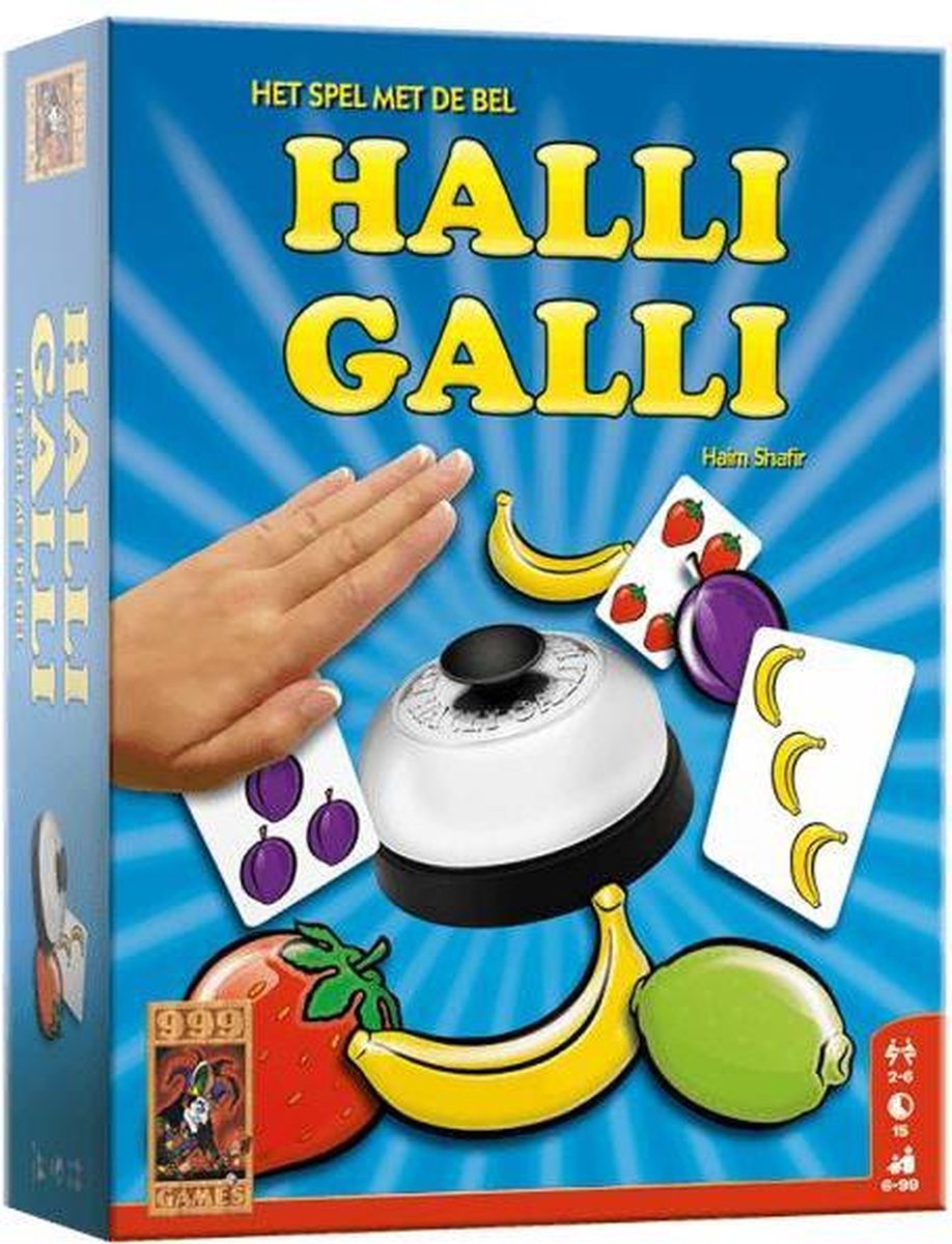 999Games kaartspel Halli Galli - Blauw