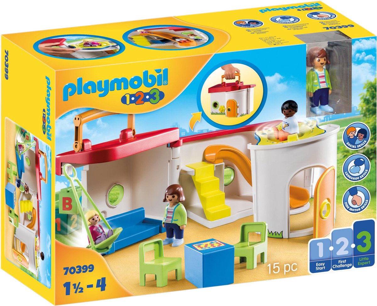 Playmobil 1,2,3 Mijn meeneem kinderdagverblijf (70399)
