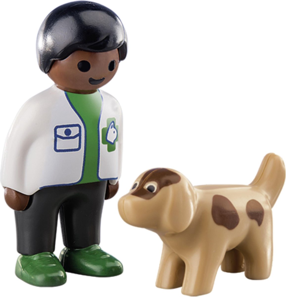 Playmobil 1,2,3 Dierenarts met hond (70407)
