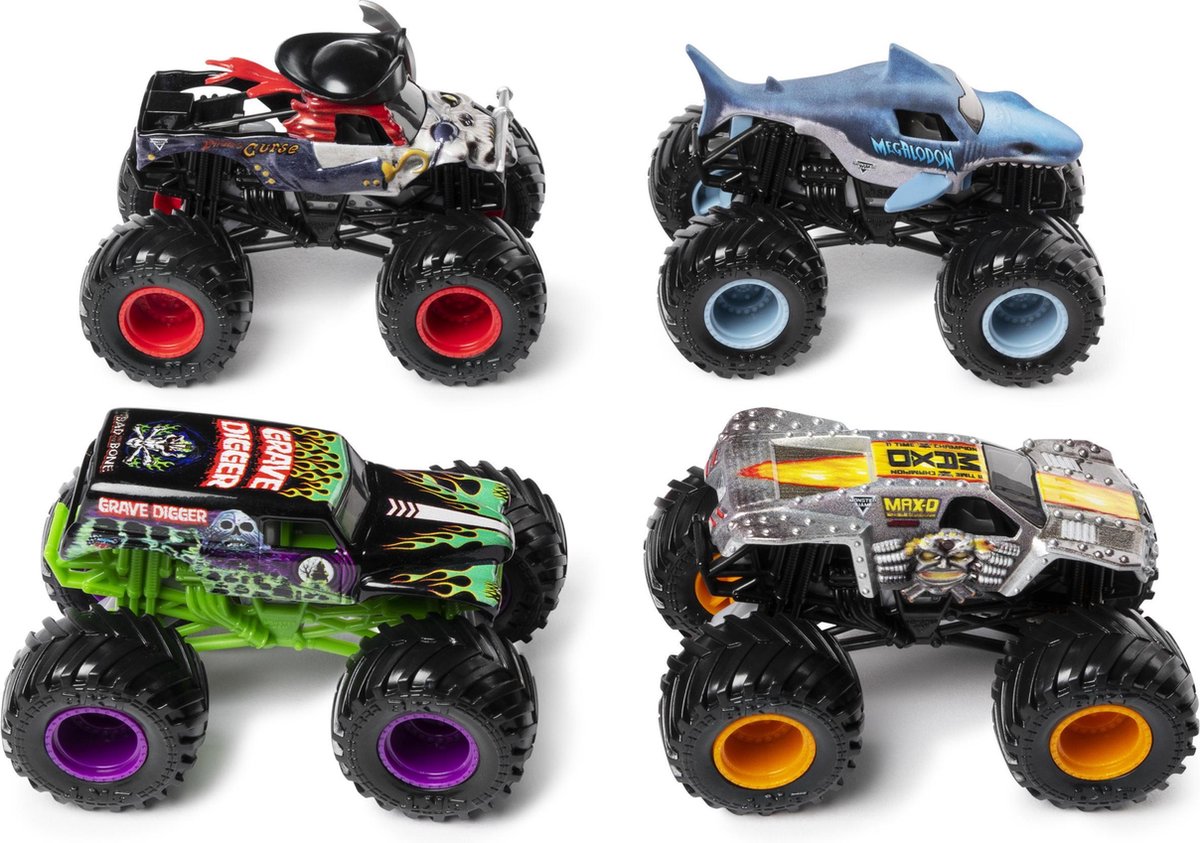 Spinmaster Spin Master monstertruckset Monster Jam jongens 1:64 4 stuks