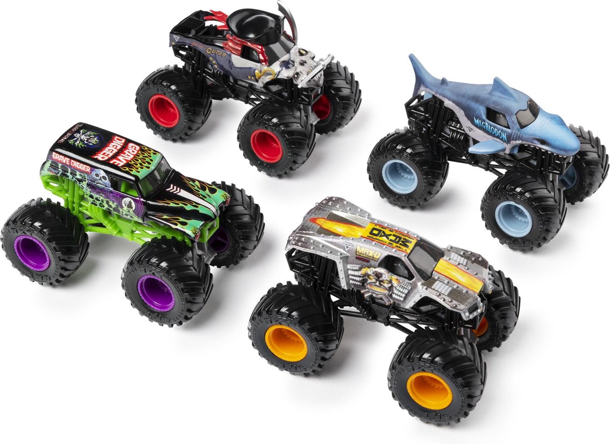 Spinmaster Spin Master monstertruckset Monster Jam jongens 1:64 4 stuks