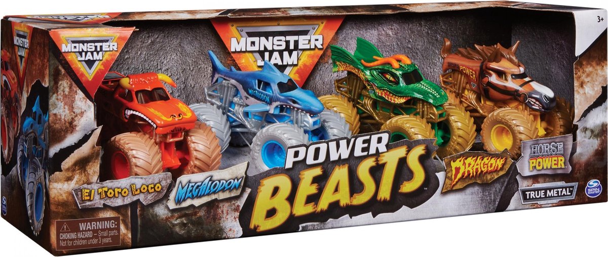 Spinmaster Spin Master monstertruckset Monster Jam jongens 1:64 4 stuks
