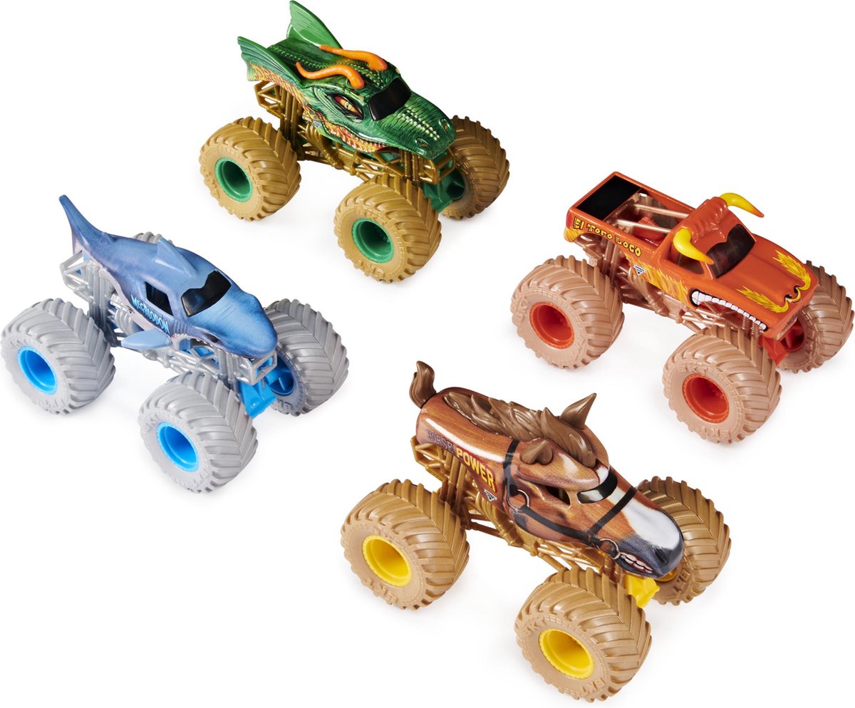 Spinmaster Spin Master monstertruckset Monster Jam jongens 1:64 4 stuks