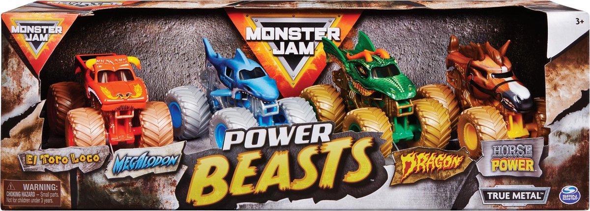 Spinmaster Spin Master monstertruckset Monster Jam jongens 1:64 4 stuks