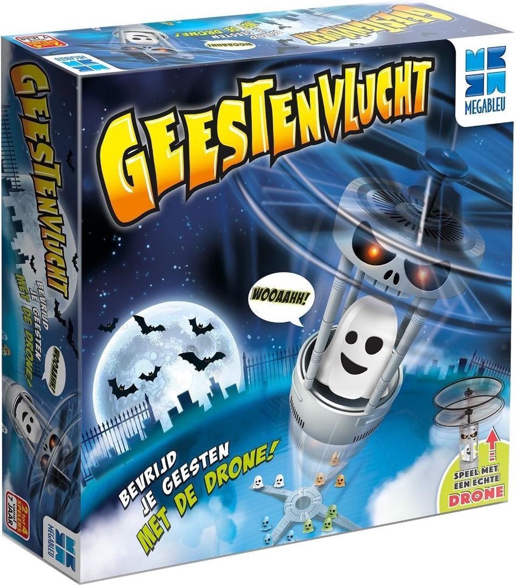 Megableu gezelschapsspel Geestenvlucht (NL) - Blauw