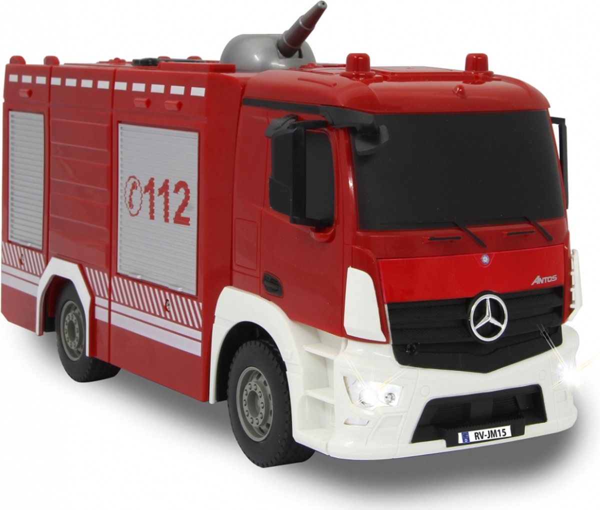 Jamara brandweerwagen RC Mercedes Benz Antos 29 cm 1:26 - Rood