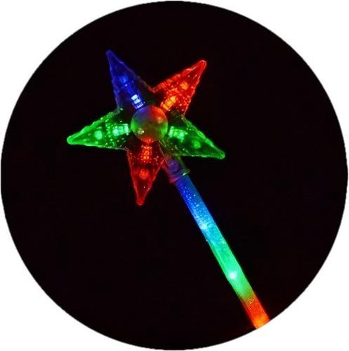 Johntoy toverstaf lichtgevend junior 40 cm - Roze