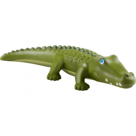 HABA Little Friends poppenhuispop Krokodil junior PVC 17 cm - Groen