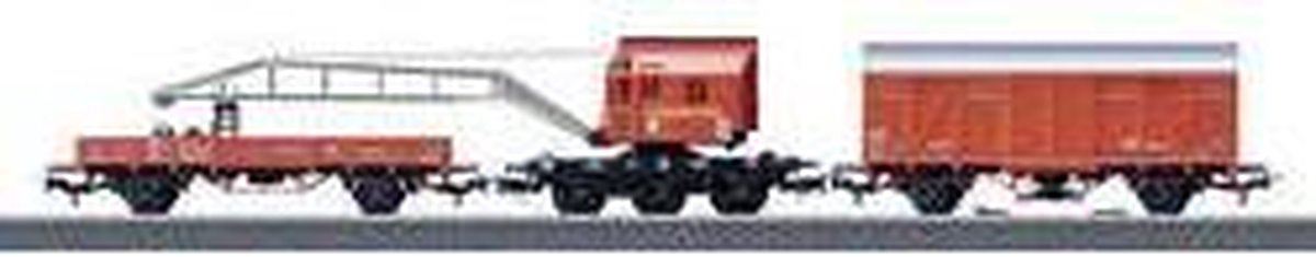 Märklin Marklin kraanwagen Brandweer 32,5 cm digitaal 1:87 staal - Rood