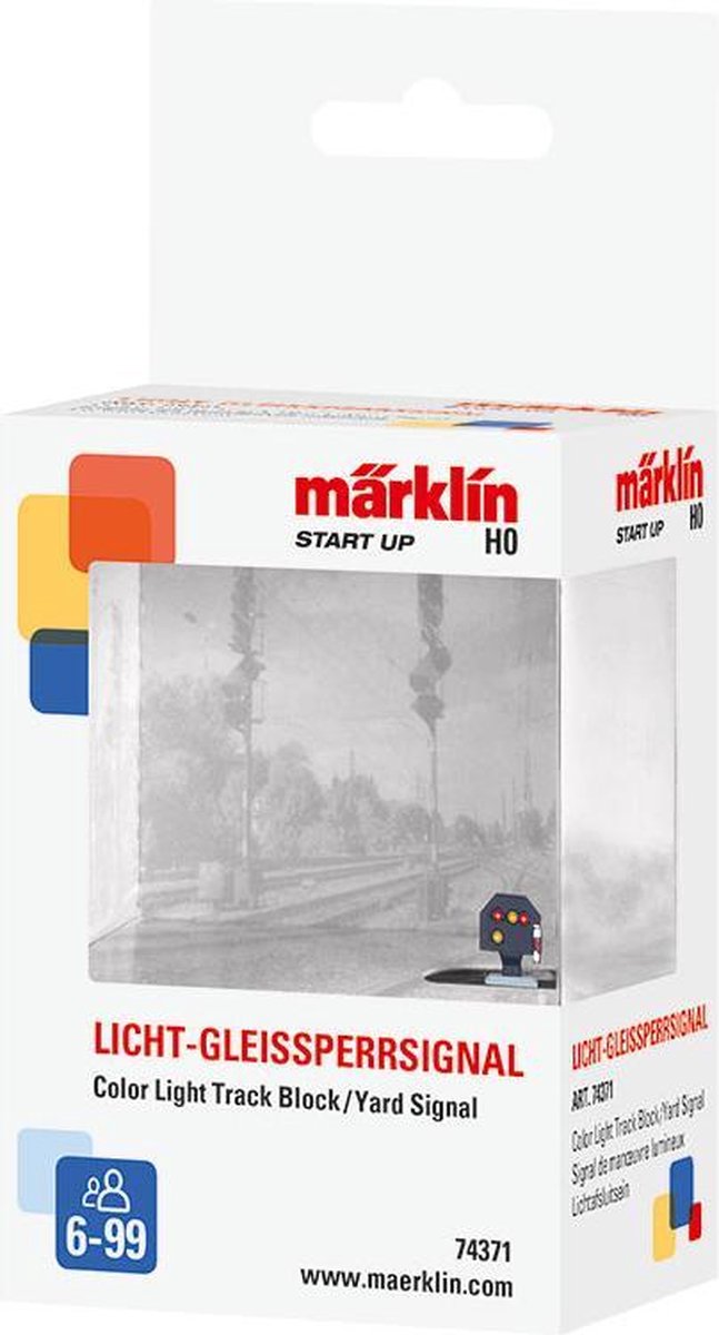 MÃ¤rklin Start up Marklin lichtafsluitsein 1 cm led 1:87 staal - Zwart