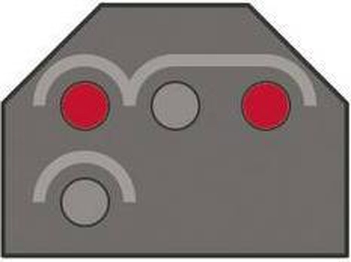 MÃ¤rklin Start up Marklin lichtafsluitsein 1 cm led 1:87 staal - Zwart