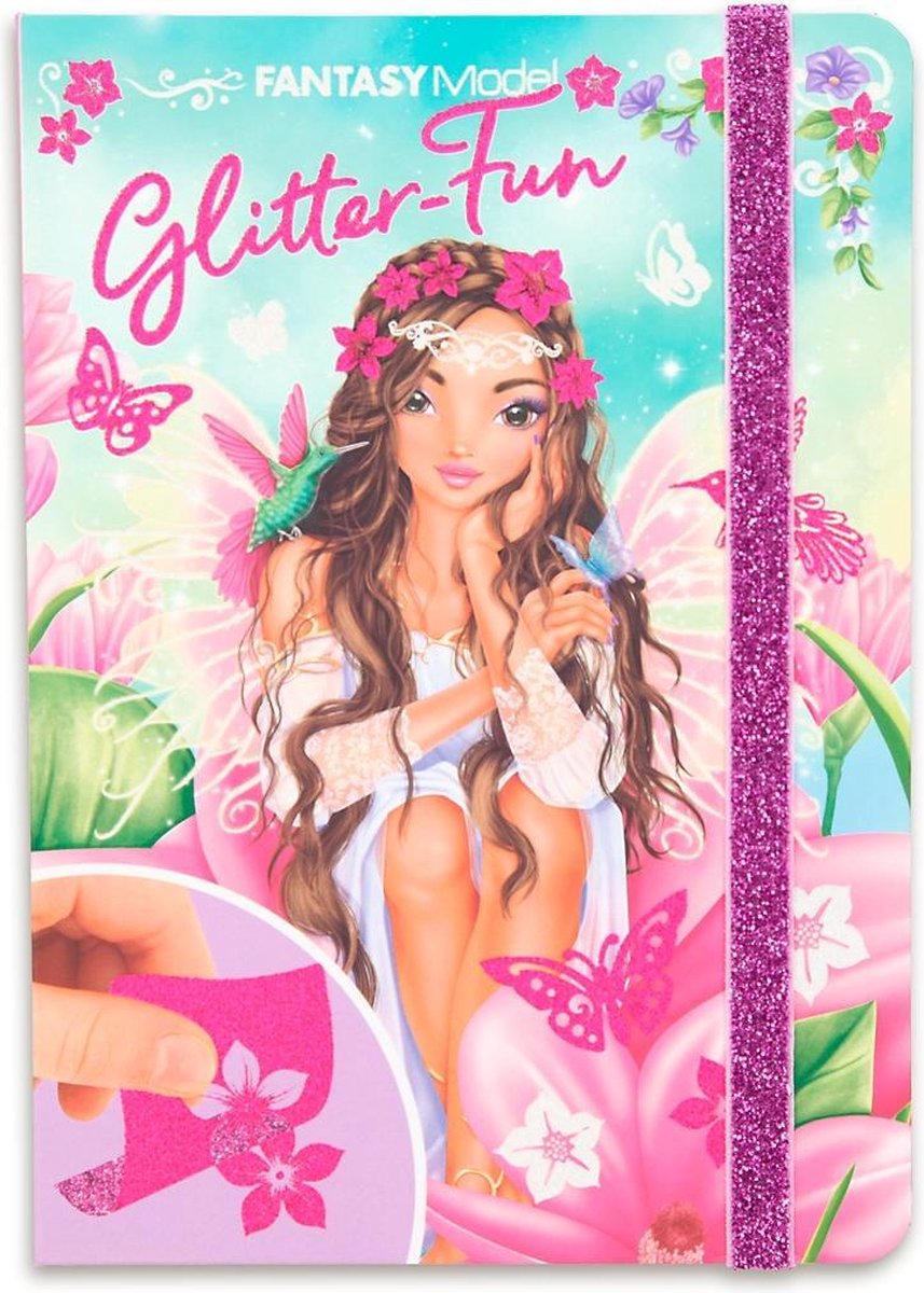 Depesche Fantasy Model kleurboek Glitter Fun meisjes 19,5 cm papier