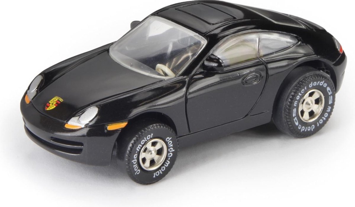 Darda schaalmodel Porsche 911 pull back 1:60 - Zwart