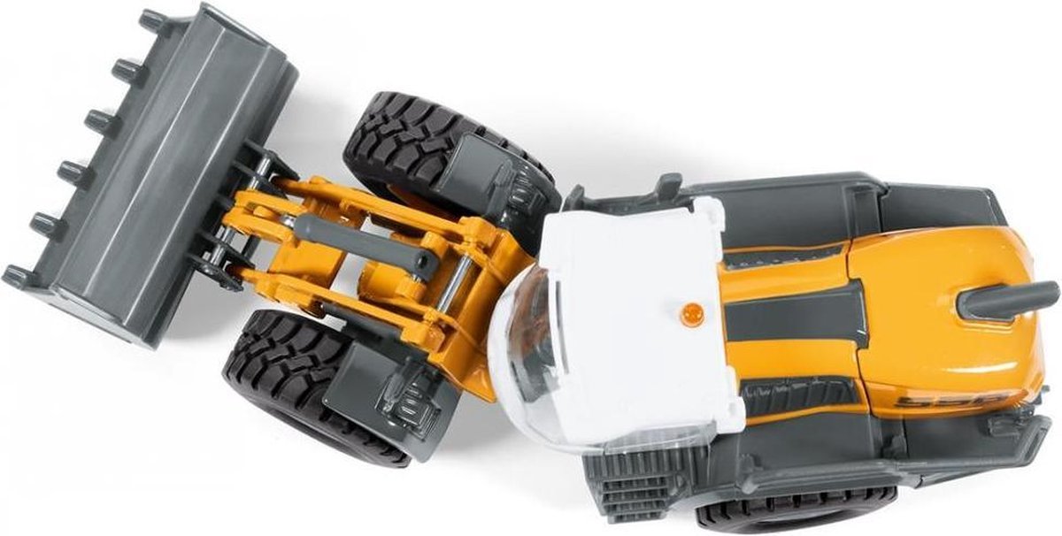 Siku wiellader Liebherr L 556 jongens 17,1 cm/zwart/wit - Geel
