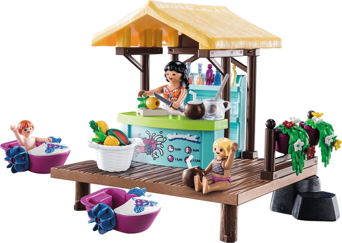 Playmobil Family Fun: Waterfietsen verhuur met sapbar (70612)