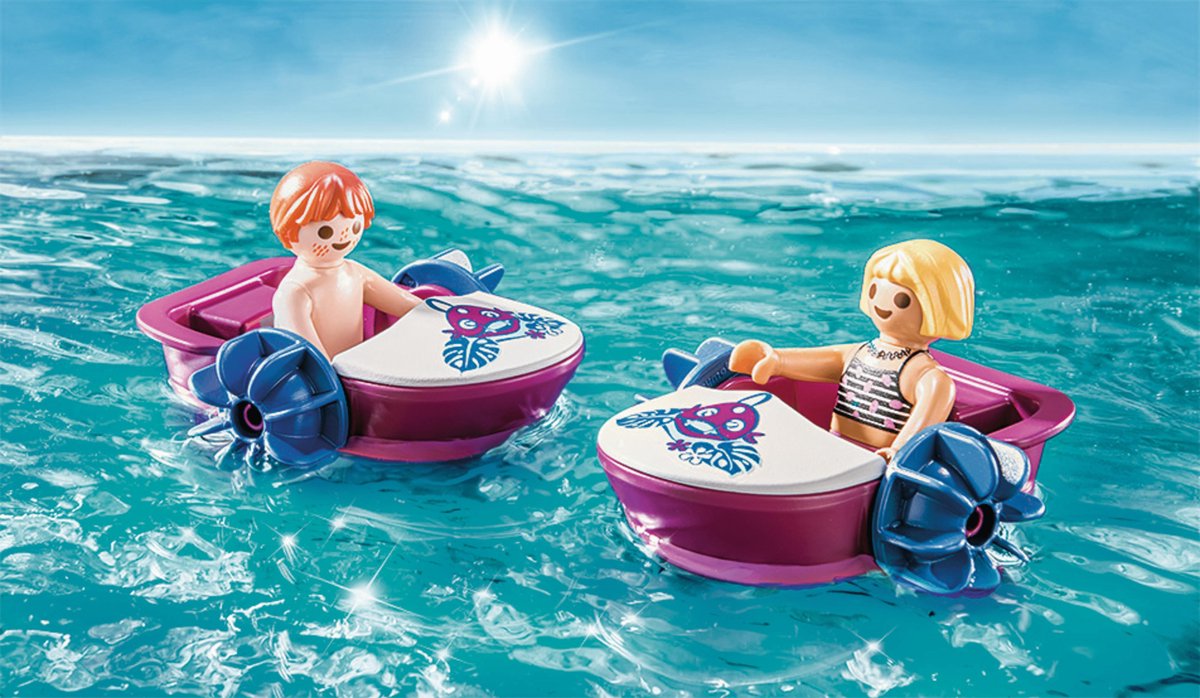 Playmobil Family Fun: Waterfietsen verhuur met sapbar (70612)