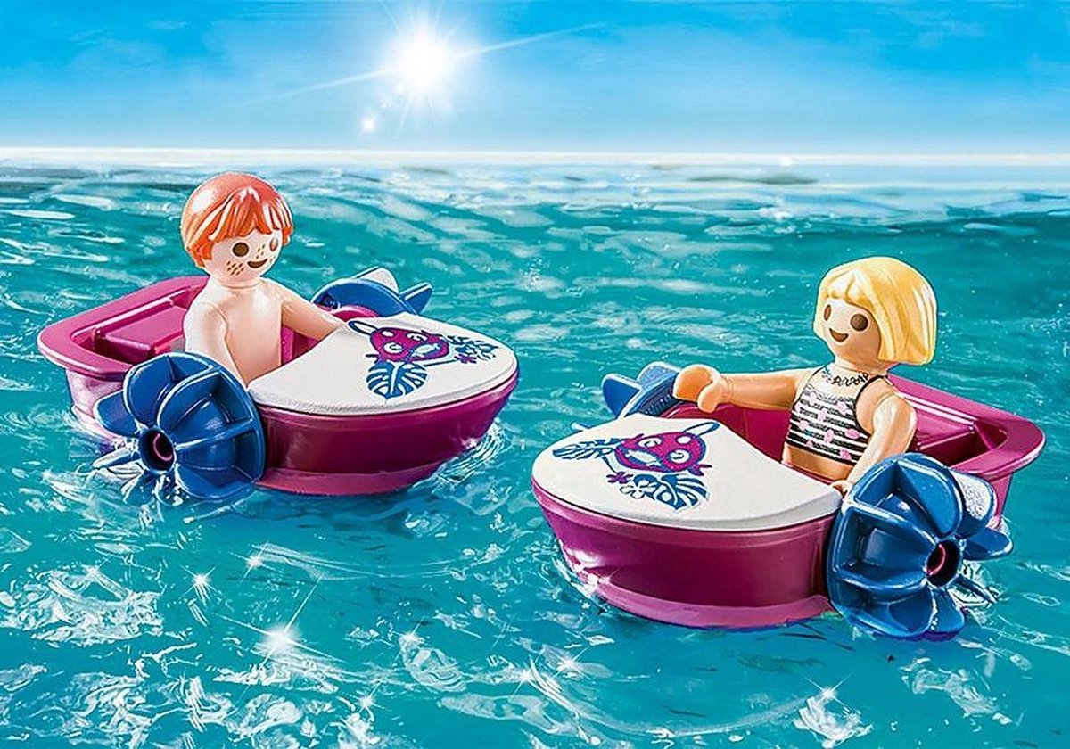 Playmobil Family Fun: Waterfietsen verhuur met sapbar (70612)