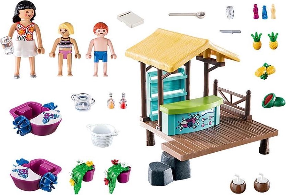 Playmobil Family Fun: Waterfietsen verhuur met sapbar (70612)