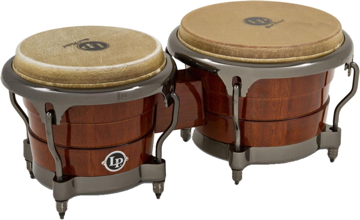 Latin Percussion LP201AX-D gen II Bongos Natural Durian