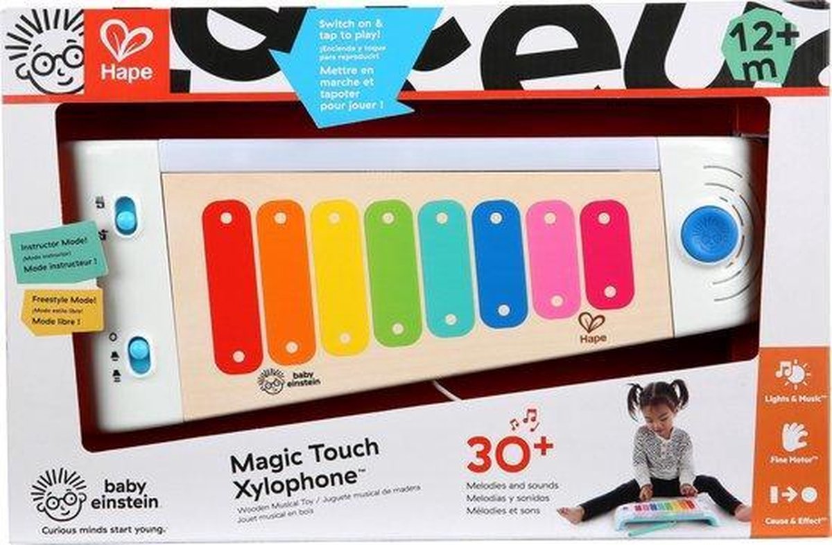 Hape xylofoon Magic Touch hout 33,5 cm
