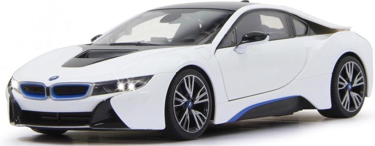 Rastar RC BMW I8 open door jongens 1:14 - Wit