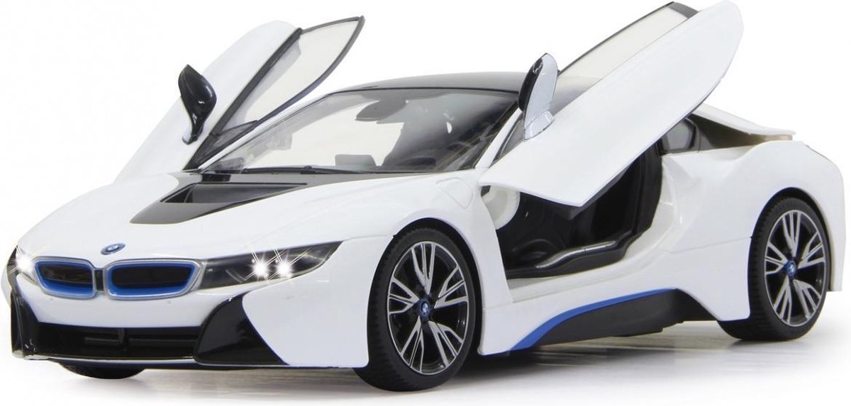 Rastar RC BMW I8 open door jongens 1:14 - Wit