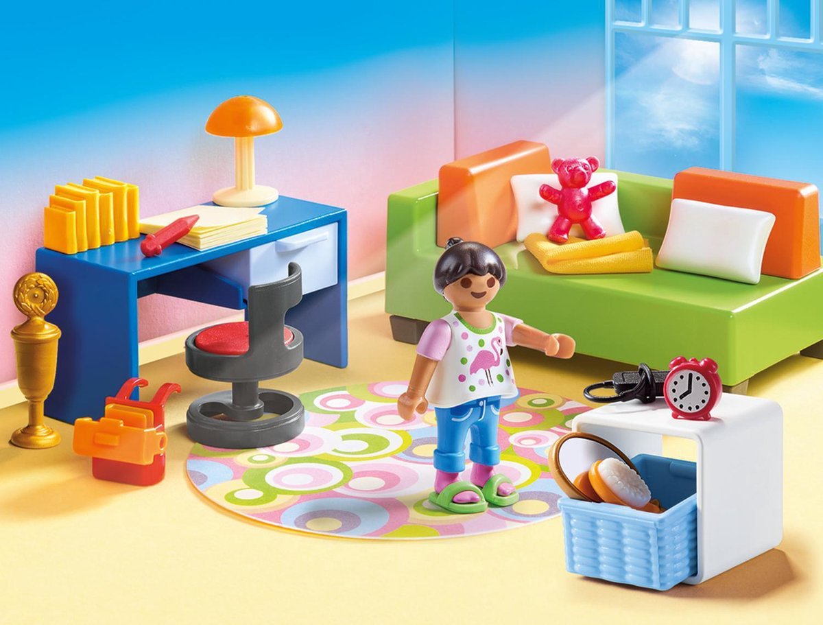 Playmobil Dollhouse Kinderkamer met bedbank (70209)