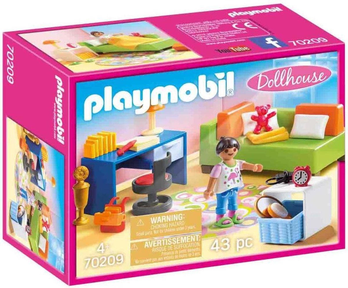 Playmobil Dollhouse Kinderkamer met bedbank (70209)