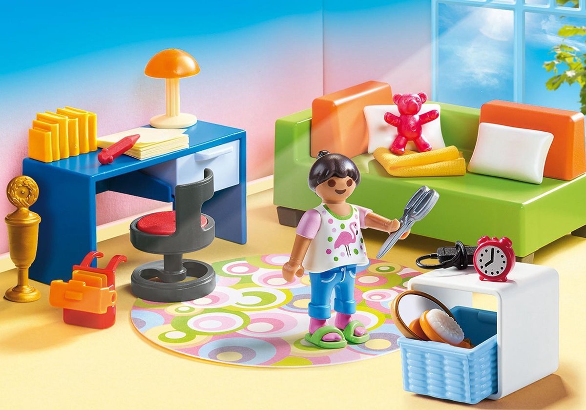Playmobil Dollhouse Kinderkamer met bedbank (70209)