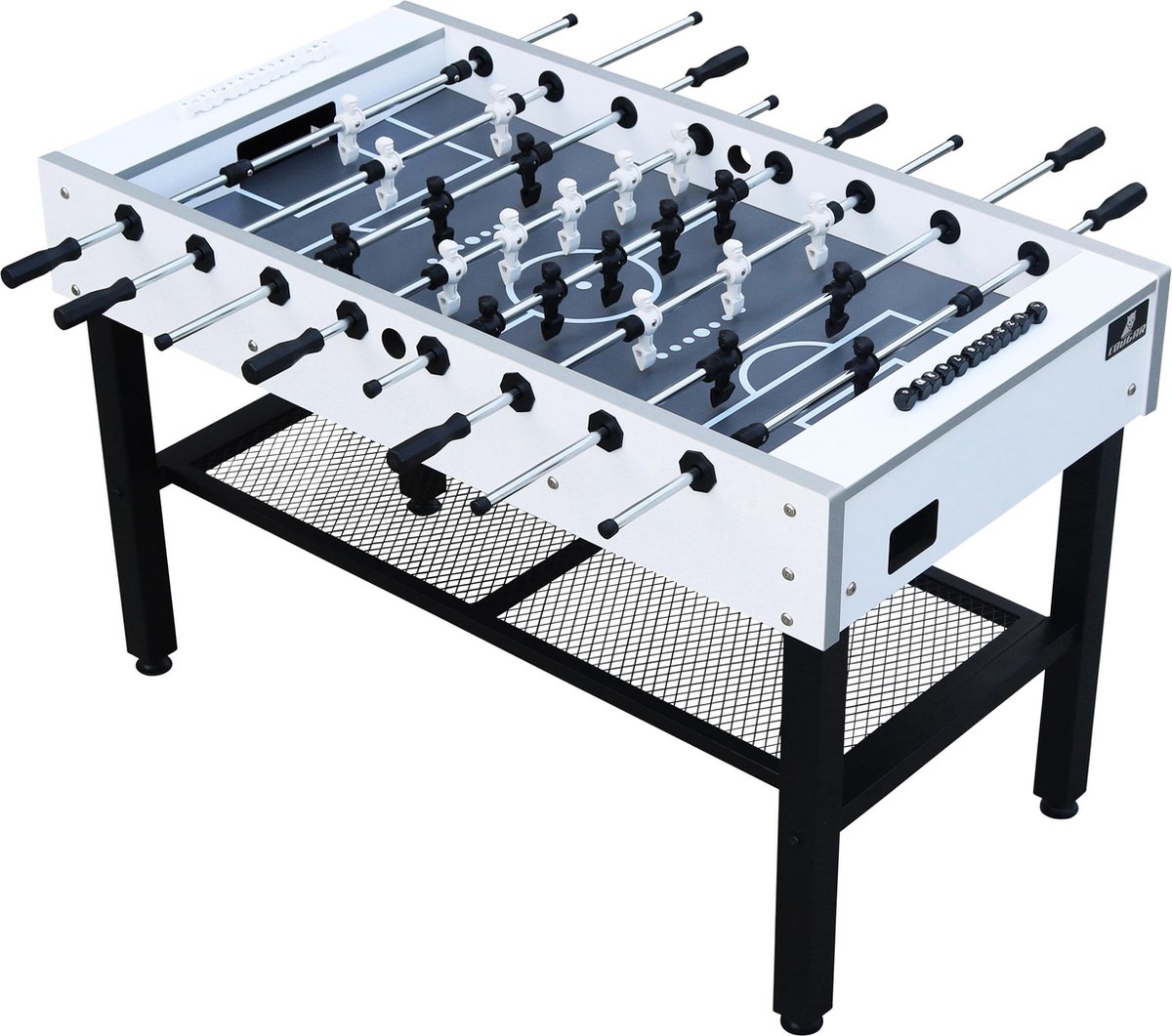 Cougar voetbaltafel Freestyle Pro 141 x 74 x 88 cm/zwart - Wit