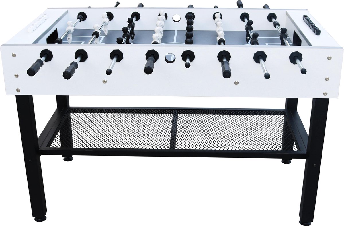 Cougar voetbaltafel Freestyle Pro 141 x 74 x 88 cm/zwart - Wit
