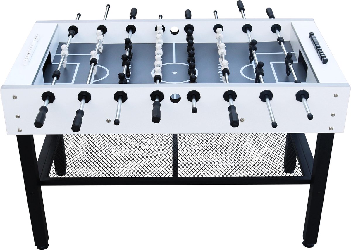 Cougar voetbaltafel Freestyle Pro 141 x 74 x 88 cm/zwart - Wit