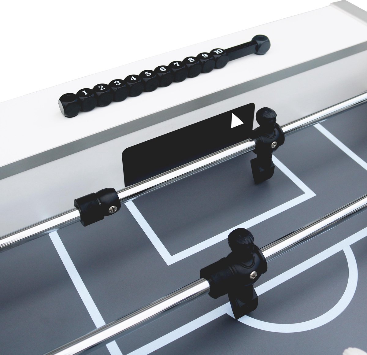 Cougar voetbaltafel Freestyle Pro 141 x 74 x 88 cm/zwart - Wit