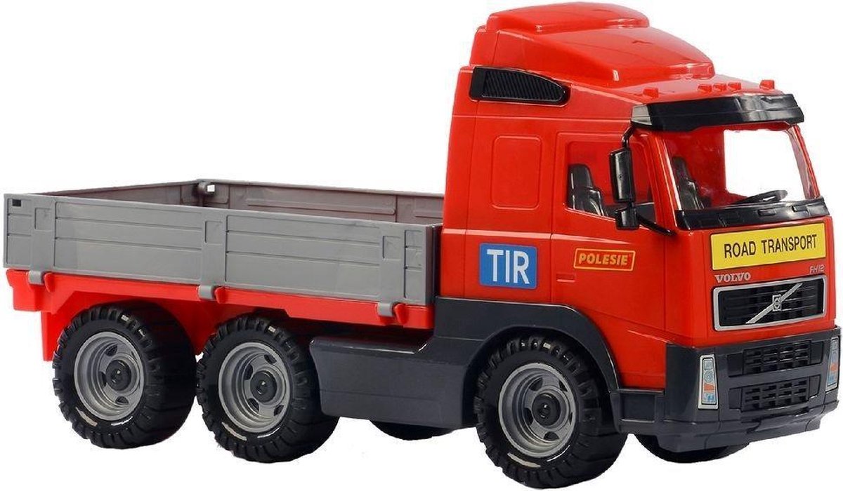 Polesie truck wegtransport Volvo 45 cm - Rood