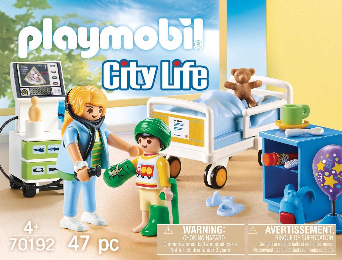 Playmobil City Life Kinderziekenhuiskamer (70192)