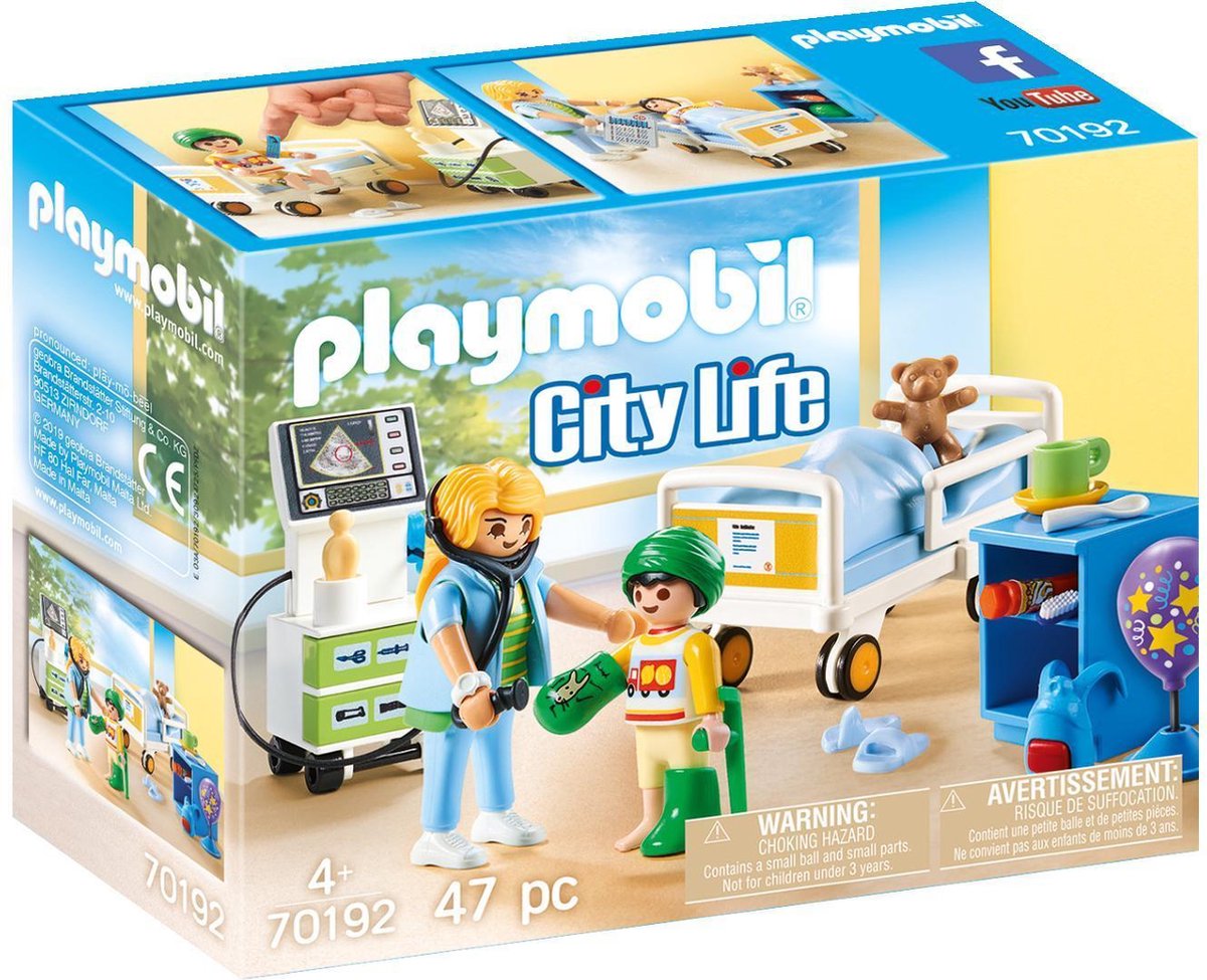 Playmobil City Life Kinderziekenhuiskamer (70192)