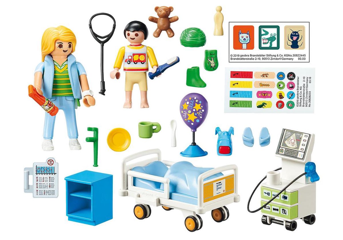 Playmobil City Life Kinderziekenhuiskamer (70192)